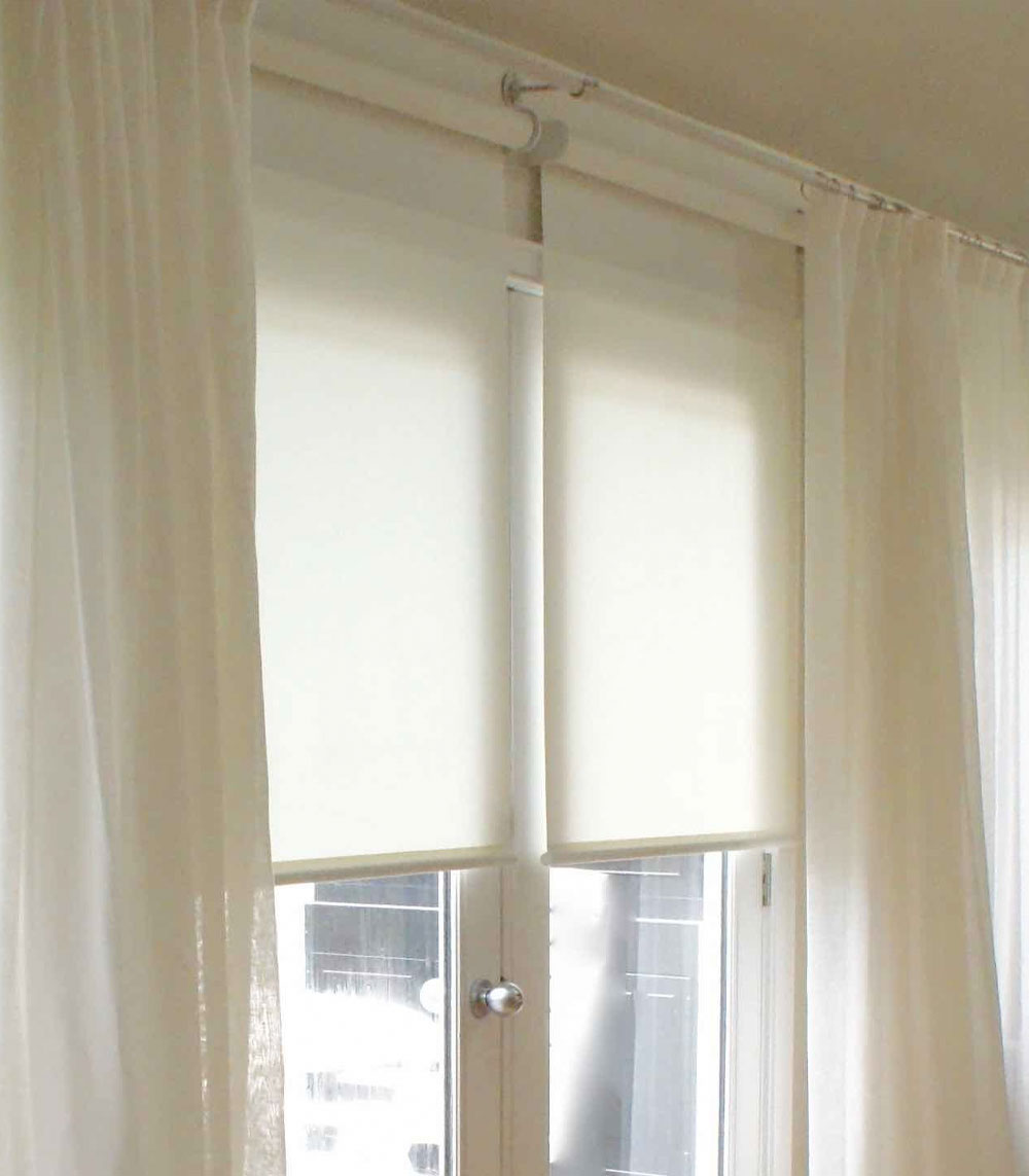 Cortina Roller Telas y Gasas